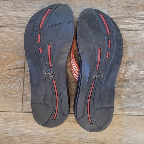 Chaco Thong Flip Flop Raspberry and Brown Colour Women Size 7 - Picture 5 of 5